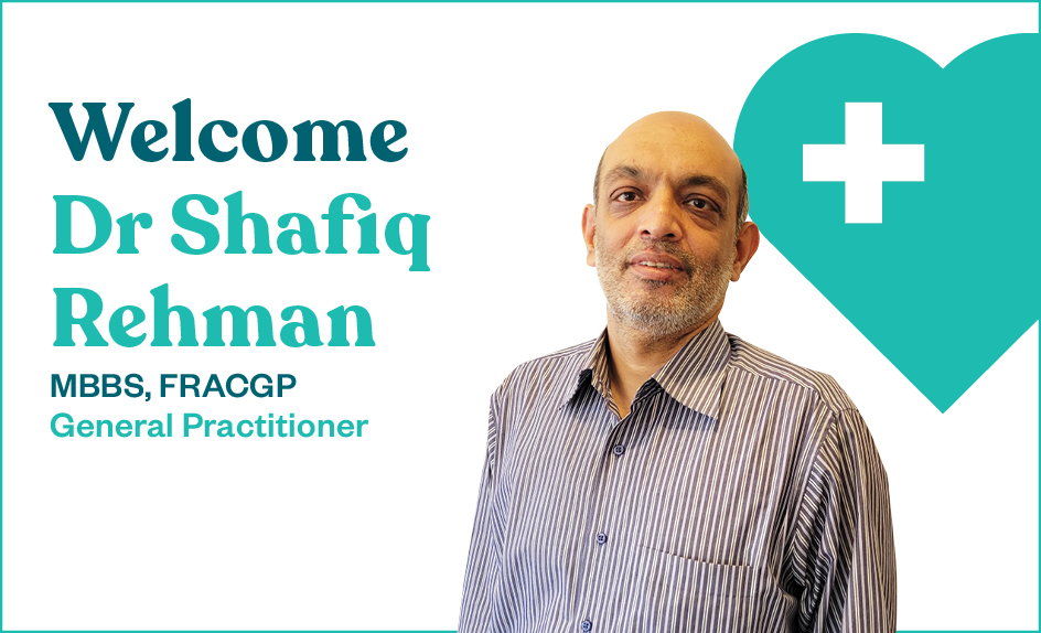 Welcome Dr Shafiq